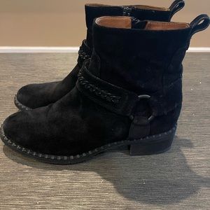 Suede ankle boots